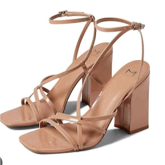 New! Marc Fisher LTD Edalyn Ankle Strap Sandals 7.5 M